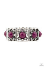 Load image into Gallery viewer, Victorian Dream - Purple Stretchy Bracelet Paparazzi Accessories
