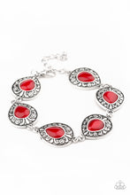 Load image into Gallery viewer, Enchantingly Ever After Red Cat&#39;s Eye Bracelet Paparazzi Accessories