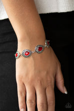 Load image into Gallery viewer, Enchantingly Ever After Red Cat&#39;s Eye Bracelet Paparazzi Accessories