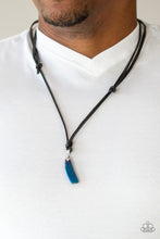 Load image into Gallery viewer, Am I Meteorite?  Blue Urban Necklace Paparazzi Accessories