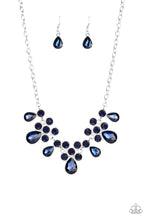 Load image into Gallery viewer, Debutante Drama Blue Necklace Paparazzi Accessories