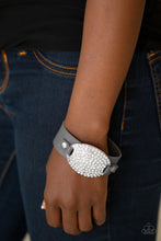 Load image into Gallery viewer, Better Recognize Silver Leather Bracelet Paparazzi Accessories