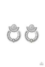 Load image into Gallery viewer, Texture Takeover - Silver Post Earrings Paparazzi Accessories