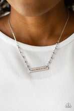 Load image into Gallery viewer, Send Me An Angel Silver Necklace Paparazzi Accessories