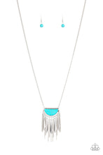Load image into Gallery viewer, Desert Hustle Blue Necklace Paparazzi Accessories
