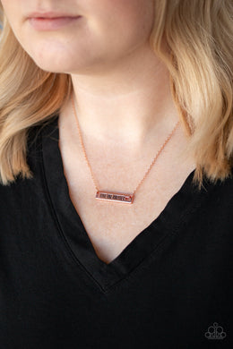 Love One Another Copper Necklace Paparazzi Accessories
