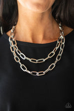 Load image into Gallery viewer, Make a CHAINge Silver Necklace Paparazzi Accessories