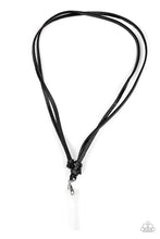 Load image into Gallery viewer, Kryptonite White Stone Leather Urban Neclace Paparazzi Accessories