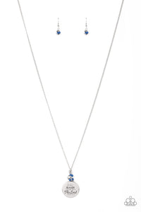 Blue,Long Necklace,Silver,As For Me Blue Necklace