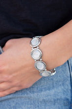 Load image into Gallery viewer, Muster Up The Luster White Cat&#39;s Eye Bracelet Paparazzi Accessories