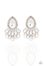 Load image into Gallery viewer, A Breath of Fresh Heir Gold Rhinestone Earring Paparazzi Accessories