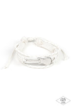 Load image into Gallery viewer, Lead Guitar White Leather Urban Bracelet Paparazzi Accessories