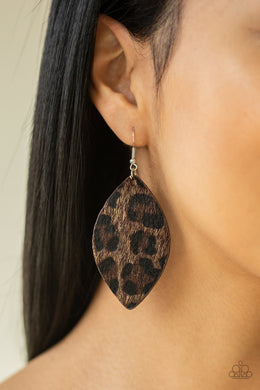 GRR-irl Power Brown Earring Paparazzi Accessories