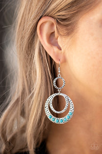 blue,crackle stone,short necklace,Simply Santa Fe Complete Trend Blend 0120