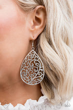 Load image into Gallery viewer, Grapevine Grandeur Silver Earring Paparazzi Accessories