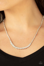 Load image into Gallery viewer, Glamour Glow White Necklace Paparazzi Accessories