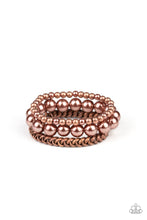 Load image into Gallery viewer, A Pearl-Fect Ten Copper Stretchy Bracelet Paparazzi Accessories