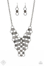 Load image into Gallery viewer, Net Result Gunmetal Necklace Paparazzi Accessories