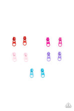 Load image into Gallery viewer, Zipper Starlet Shimmer Earrings Paparazzi Accessories