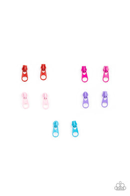 Zipper Starlet Shimmer Earrings Paparazzi Accessories