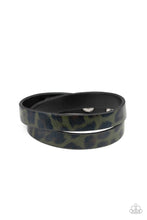 Load image into Gallery viewer, All GRRirl Green Cheetah Leather Wrap Bracelet Paparazzi Accessories