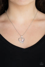 Load image into Gallery viewer, Heart Full of Love Pink Necklace Paparazzi Accessories