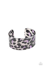 Load image into Gallery viewer, Top Cat Purple Acrylic Cuff Bracelet Paparazzi Accessories