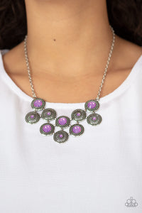 purple,short necklace,Whats Your Star Sign Purple Necklace