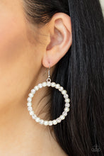Load image into Gallery viewer, Pearl Palace White Earring Paparazzi Accessories