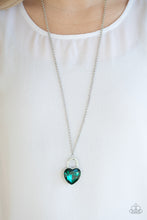 Load image into Gallery viewer, Locked In Love Green Necklace Paparazzi Accessories