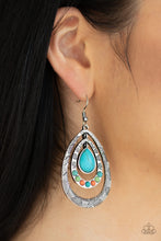 Load image into Gallery viewer, Terra Teardrops - Multi Earrings Paparazzi Accessories