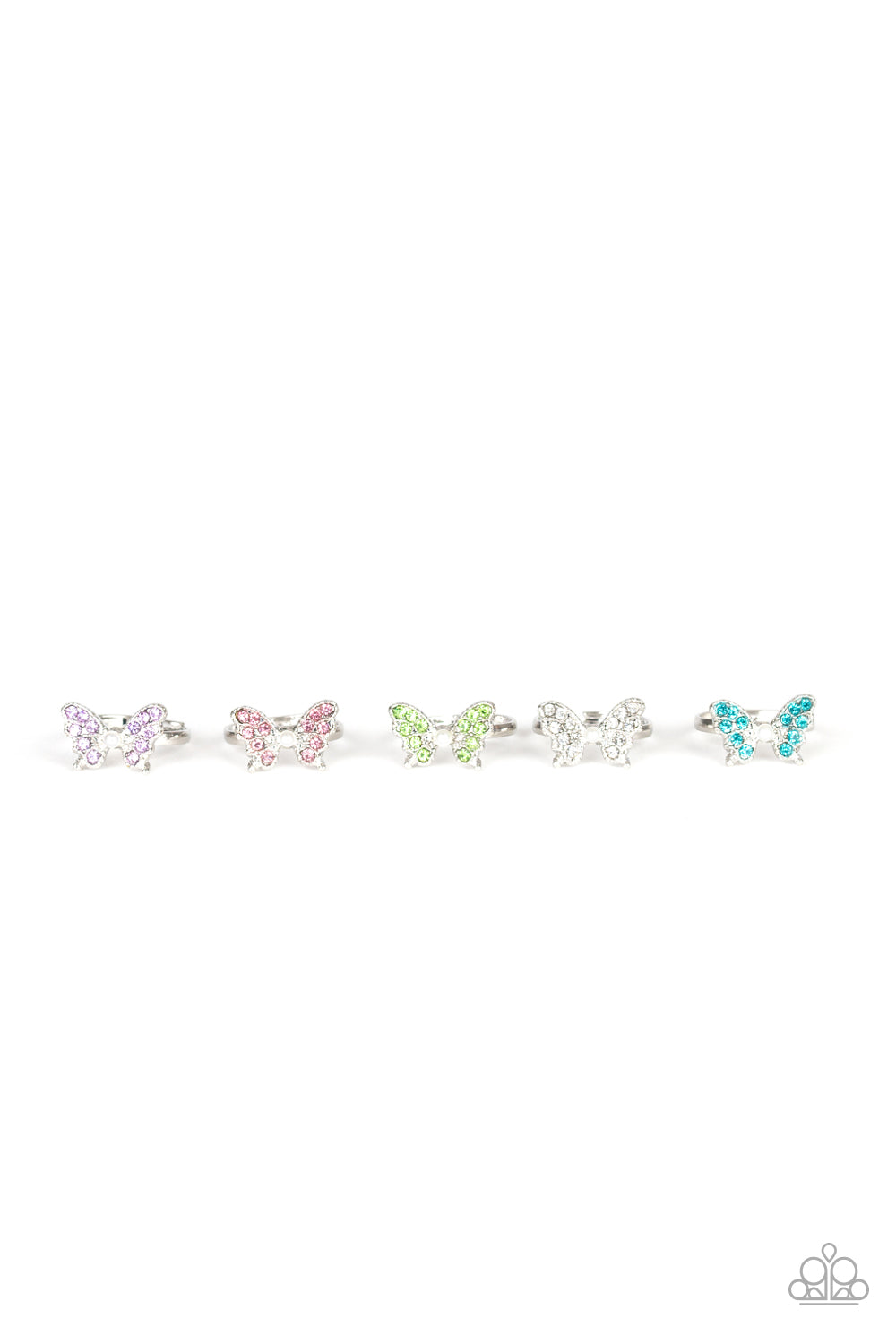 Rhinestone Butterfly Starlet Shimmer Rings Paparazzi Accessories
