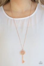 Load image into Gallery viewer, Keeping Secrets Copper Necklace Paparazzi Accessories