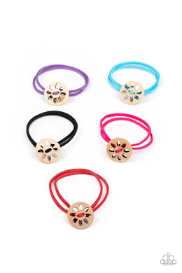 Wooden Floral Starlet Shimmer Bracelets Paparazzi Accessories
