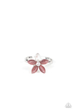 Load image into Gallery viewer, Cat&#39;s Eye Flower Starlet Shimmer Ring Paparazzi Accessories