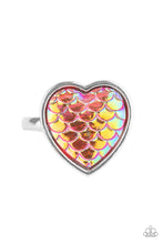 Load image into Gallery viewer, Mermaid Heart Starlet Shimmer Ring Paparazzi Accessories