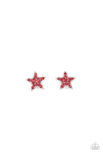 Load image into Gallery viewer, Patriotic Starlet Shimmer Earrings Paparazzi Accessories