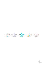 Load image into Gallery viewer, Rhinestone Flower Starlet Shimmer Rings Paparazzi Accessories