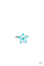 Load image into Gallery viewer, Rhinestone Flower Starlet Shimmer Rings Paparazzi Accessories