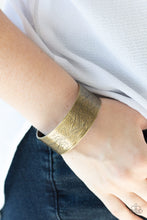 Load image into Gallery viewer, Garden Variety Brass Cuff Bracelet Paparazzi Accessories