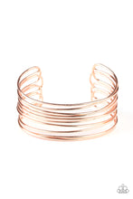Load image into Gallery viewer, Haute Wired Copper Cuff Bracelet Paparazzi Accessories