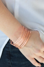 Load image into Gallery viewer, Haute Wired Copper Cuff Bracelet Paparazzi Accessories