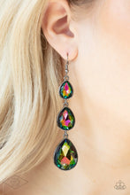 Load image into Gallery viewer, Metro Momentum Multi Oil Spill Earrings Paparazzi Accessories
