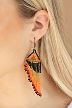 Load image into Gallery viewer, Rainbow Winds Black Seed Bead Earrings Paparazzi Accessories