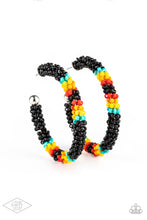 Load image into Gallery viewer, Bodaciously Beaded - Black Earrings Paparazzi Accessories