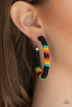 Load image into Gallery viewer, Bodaciously Beaded - Black Earrings Paparazzi Accessories