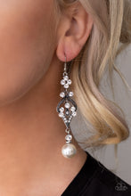 Load image into Gallery viewer, Elegantly Extravagant White Pearl Earring Paparazzi Accessories