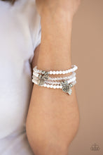 Load image into Gallery viewer, Colorfully Cupid White Bracelet Paparazzi Accessories