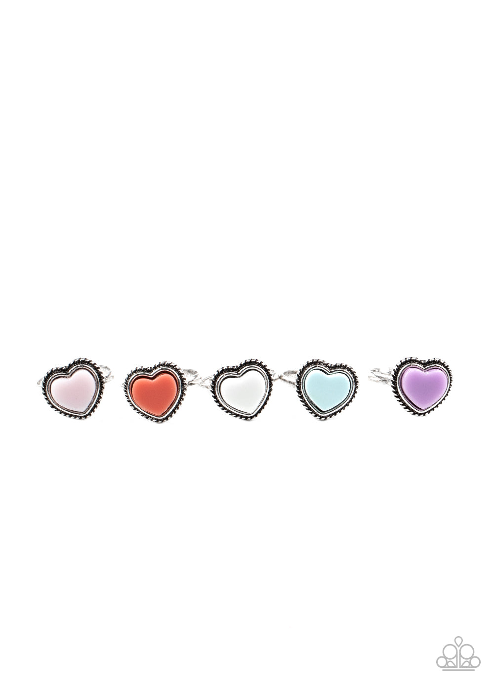 Heart Starlet Shimmer Ring Kit Paparazzi Accessories