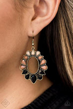 Load image into Gallery viewer, Fashionista Flavor Brass Earring Paparazzi Accessories